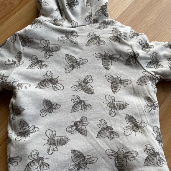 Reversible Baby Button up Hoodie - Picture 6 of 8